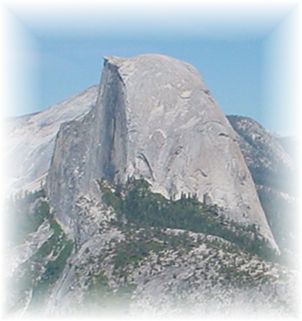 Picture of Half Dome taken from Glacier Point